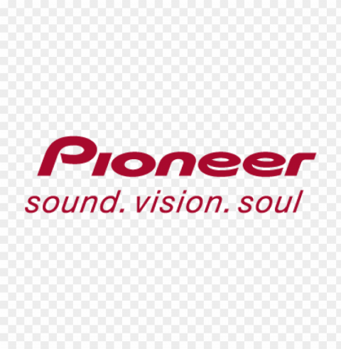 pioneer soundvisionsoul vector logo free download Clear Background PNG Isolated Design Element