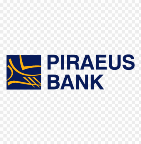 piraeus bank vector logo Clear Background Isolation in PNG Format