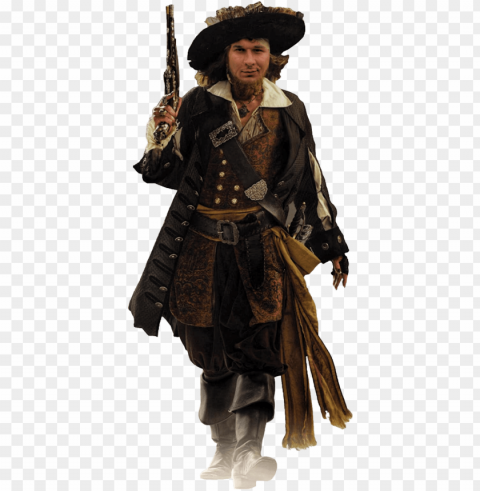 pirate Isolated Character in Transparent PNG Format