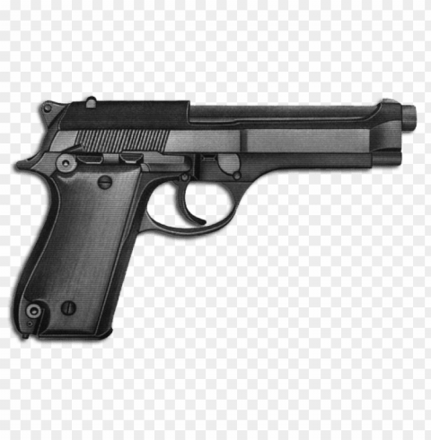 pistol PNG images for personal projects