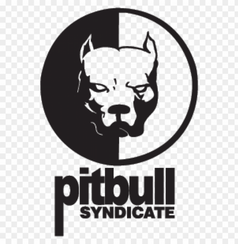 pitbull syndicate logo vector free PNG transparent pictures for editing