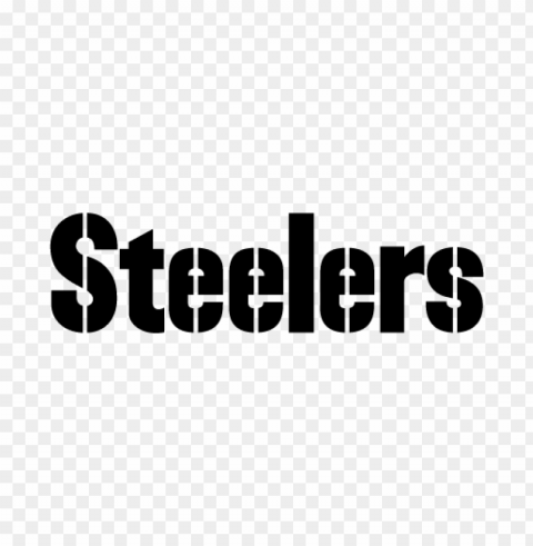 pittsburgh steelers logo wordmark vector PNG Isolated Object with Clarity