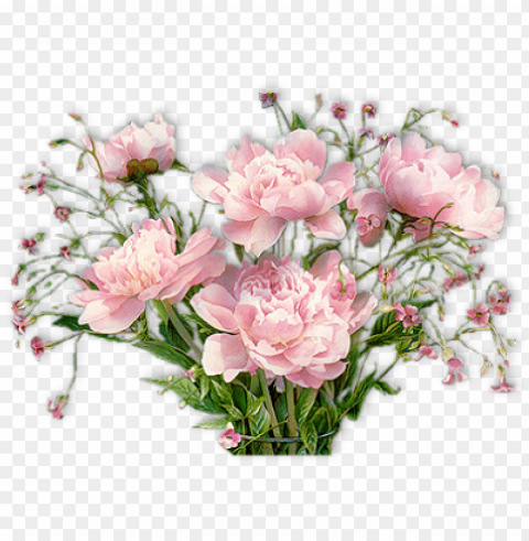 pivoines - happy mothers day gifs Transparent Background PNG Isolated Graphic