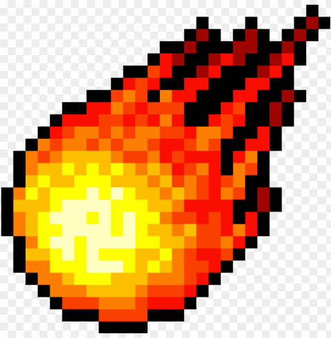 #pixel #fireball - fireball pixel art HighQuality Transparent PNG Isolation