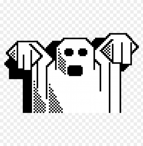 pixel ghost halloween Clear PNG