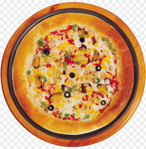 pizza food no background Isolated Item on Transparent PNG Format