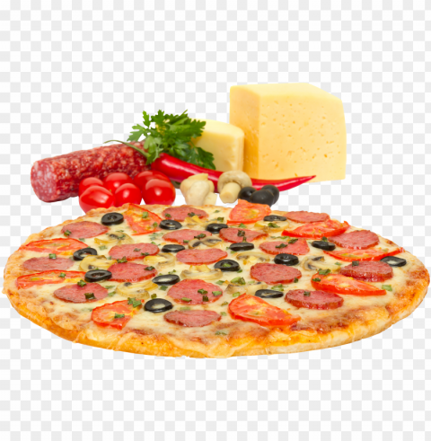 pizza food design PNG for online use