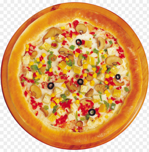 pizza food file Isolated Object with Transparent Background PNG