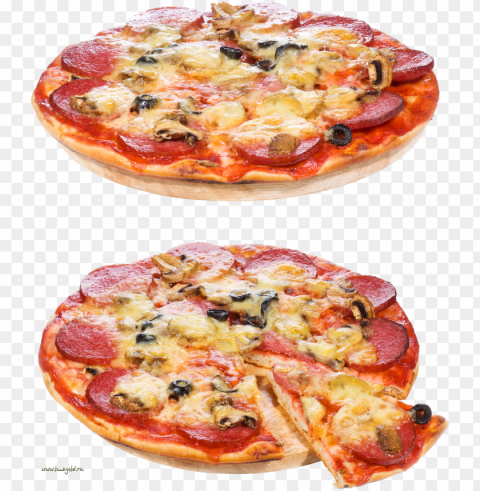 pizza food transparent background PNG graphics with alpha transparency broad collection
