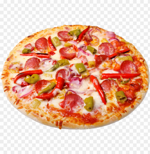 pizza food background photoshop Isolated Illustration on Transparent PNG
