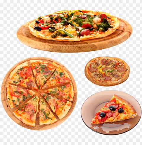 pizza food transparent photoshop PNG Graphic Isolated on Clear Background