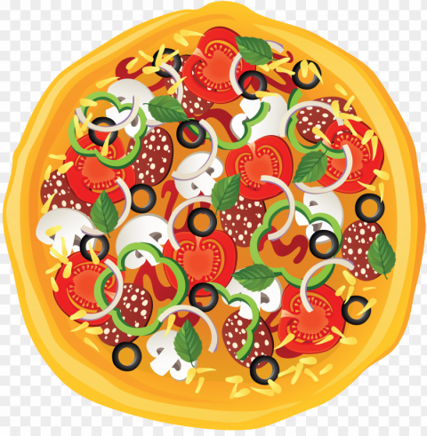 pizza food images Isolated Object on HighQuality Transparent PNG