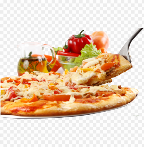 pizza food PNG Image Isolated on Transparent Backdrop