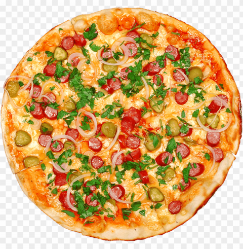 pizza food Isolated PNG on Transparent Background - Image ID 450283bb