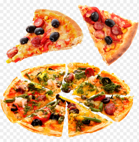 pizza food transparent background PNG images for graphic design