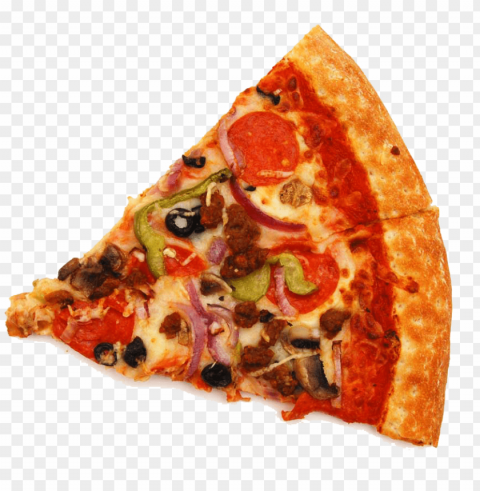 pizza slice PNG clipart with transparent background