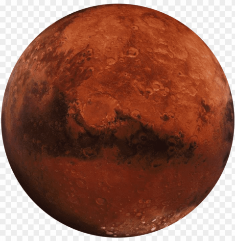 planet mars mars transparent background Isolated Artwork in HighResolution PNG