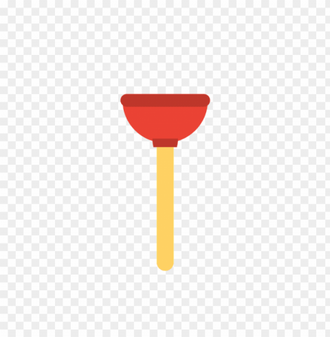 plunger Isolated Graphic Element in HighResolution PNG