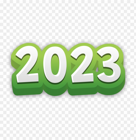  2023 nutrition 3d text Isolated Graphic on Clear Transparent PNG