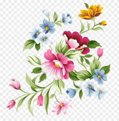  Transparent Flowers Isolated Item With Clear Background PNG
