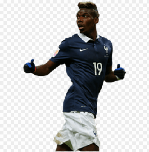pogba france Isolated Artwork on Transparent Background