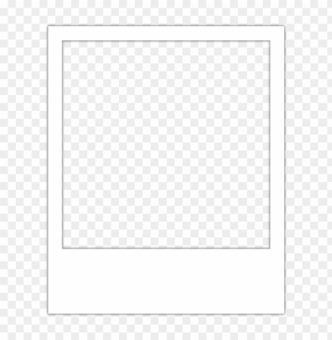 polaroid template transparent background PNG transparency