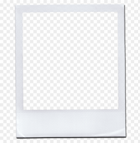 polaroid template transparent Clean Background Isolated PNG Icon