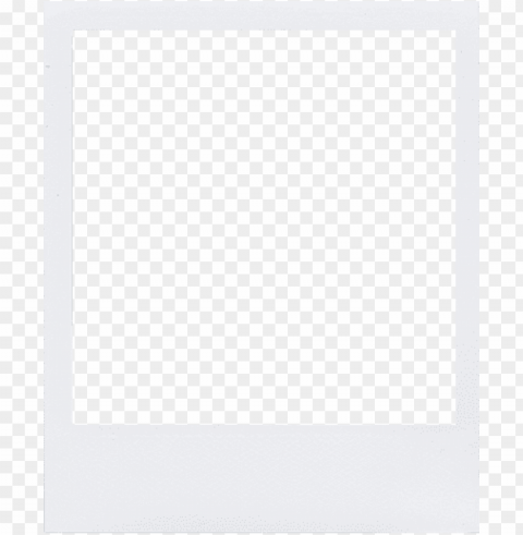 polaroid template transparent Clear Background Isolated PNG Object