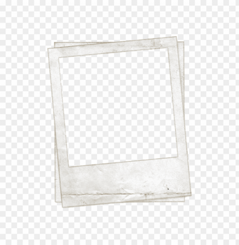 polaroid template transparent Clear Background Isolation in PNG Format