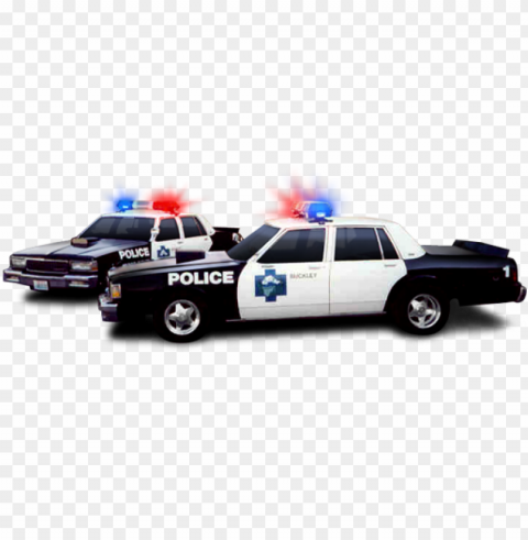 police car cars Isolated Artwork on Transparent Background PNG