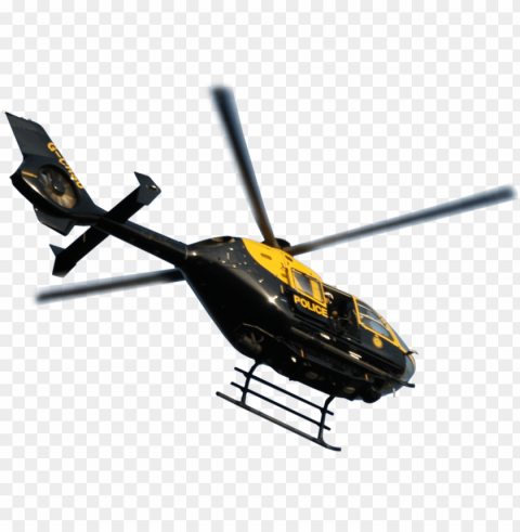 police helicopter Isolated Element in Transparent PNG