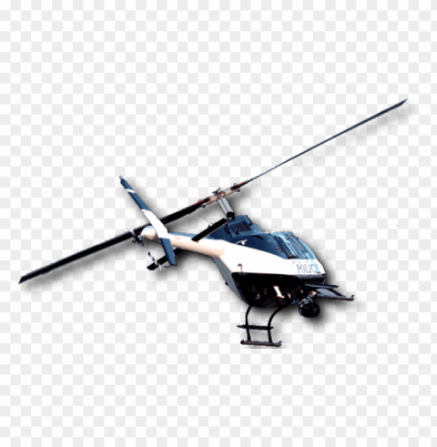 police helicopter Isolated Element on HighQuality PNG