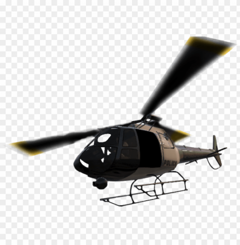 police helicopter Isolated Icon in Transparent PNG Format