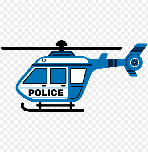 police helicopter Isolated Icon with Clear Background PNG