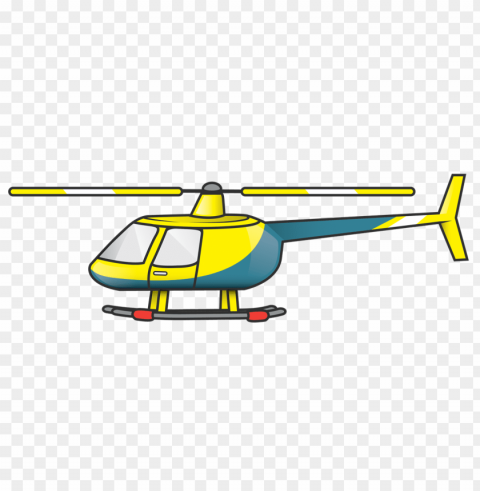 Police Helicopter Isolated Illustration In Transparent PNG