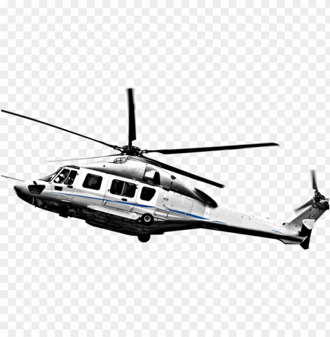 police helicopter Isolated Illustration with Clear Background PNG