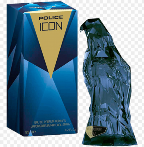 police icon 40 ml - police icon parfüm Isolated Element on HighQuality Transparent PNG