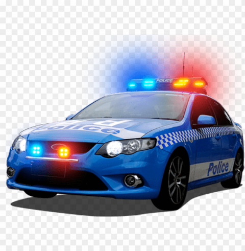 police Isolated Artwork on Transparent Background PNG