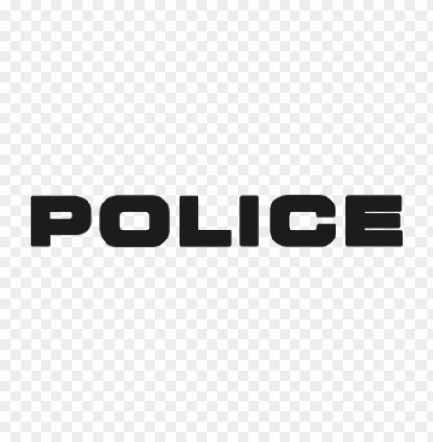 police vector logo free download Clean Background Isolated PNG Graphic Detail