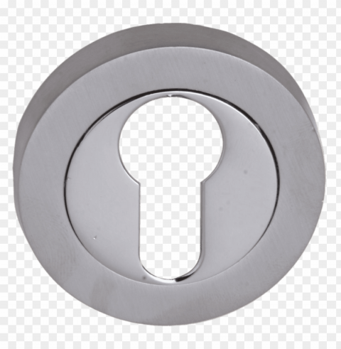 polished chrome keyhole Isolated Object in HighQuality Transparent PNG