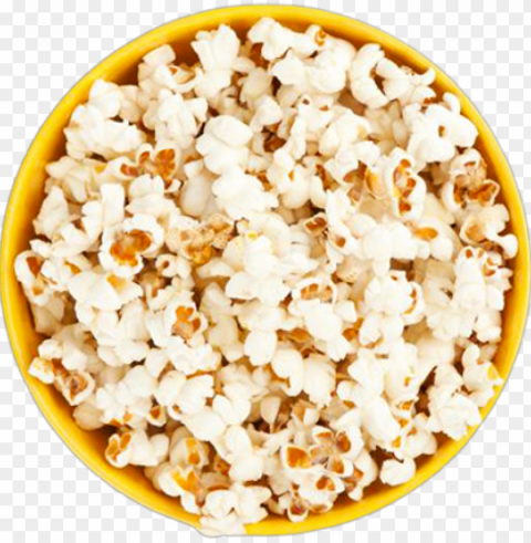 popcorn food no PNG Isolated Object on Clear Background