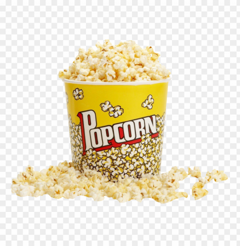 popcorn food PNG images with transparent overlay