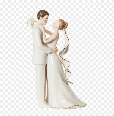 porcelain wedding figurines PNG files with clear background variety