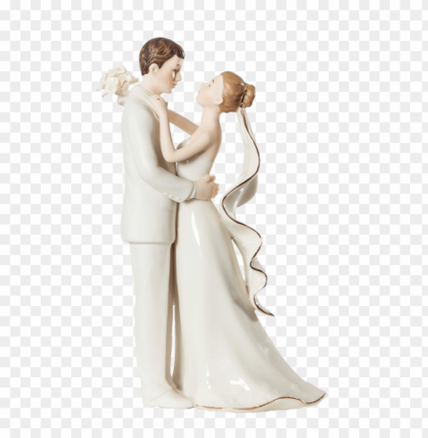 Porcelain Wedding Figurines PNG Files With Clear Background Variety