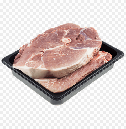 pork food wihout PNG with Clear Isolation on Transparent Background