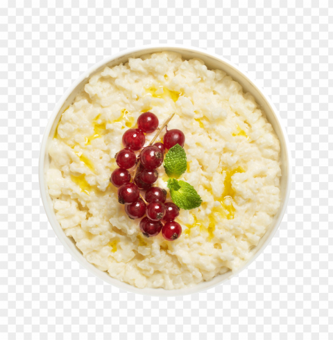 porridge oatmeal food Transparent Background Isolated PNG Icon - Image ID be90604c