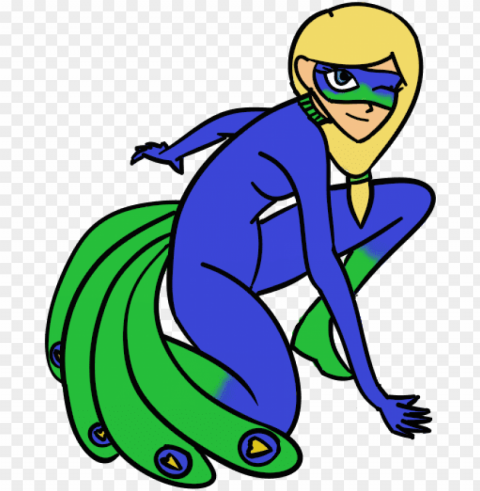 possible peacock outfit- miraculous ladybug by sondercabbage - cartoon PNG clipart with transparency