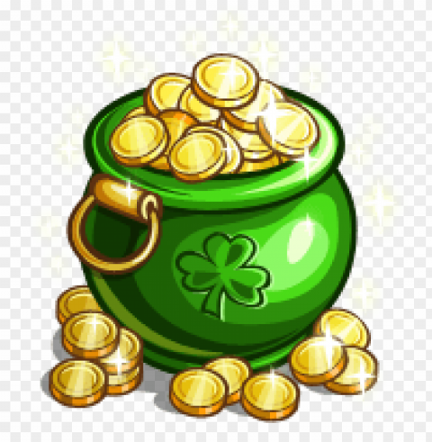 pot of gold PNG Isolated Illustration with Clarity