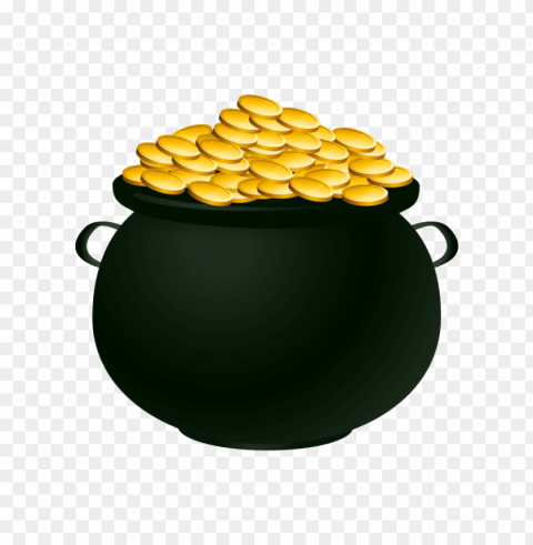 pot of gold HighResolution Isolated PNG Image