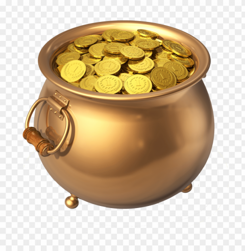 pot of gold HighResolution PNG Isolated Artwork